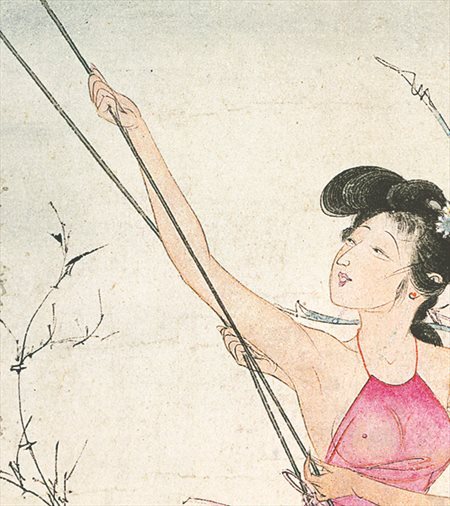 东洲-胡也佛的仕女画和最知名的金瓶梅秘戏图
